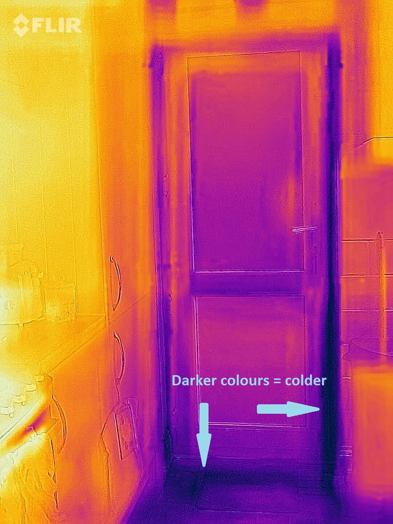 Finding draughts and thermal leaks in your house 