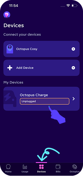 Screenshot of home page