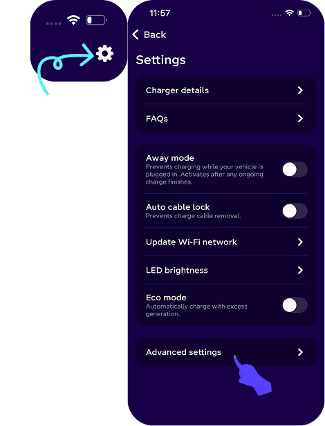 Screenshot pointing to the 'head tab'
