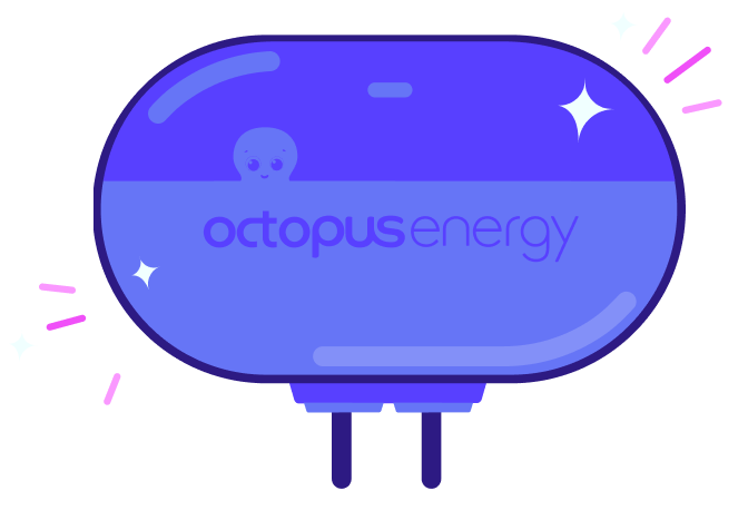 An EV charger illustration