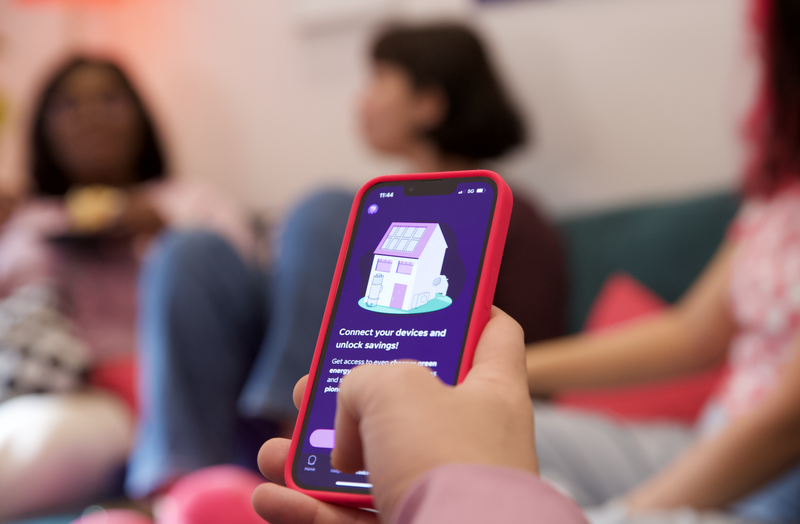 Customer checking Octopus App
