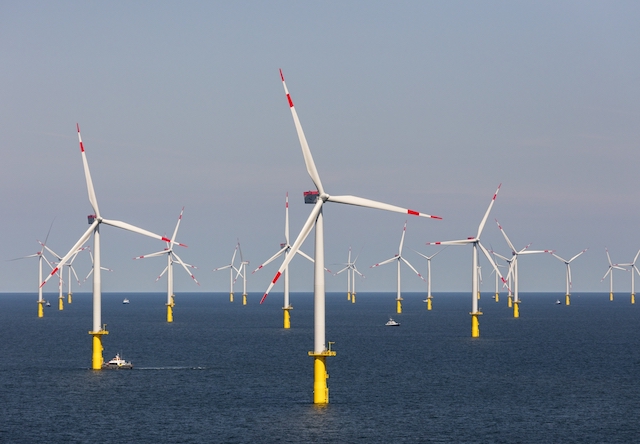 Butendiek offshore wind farm in Germany