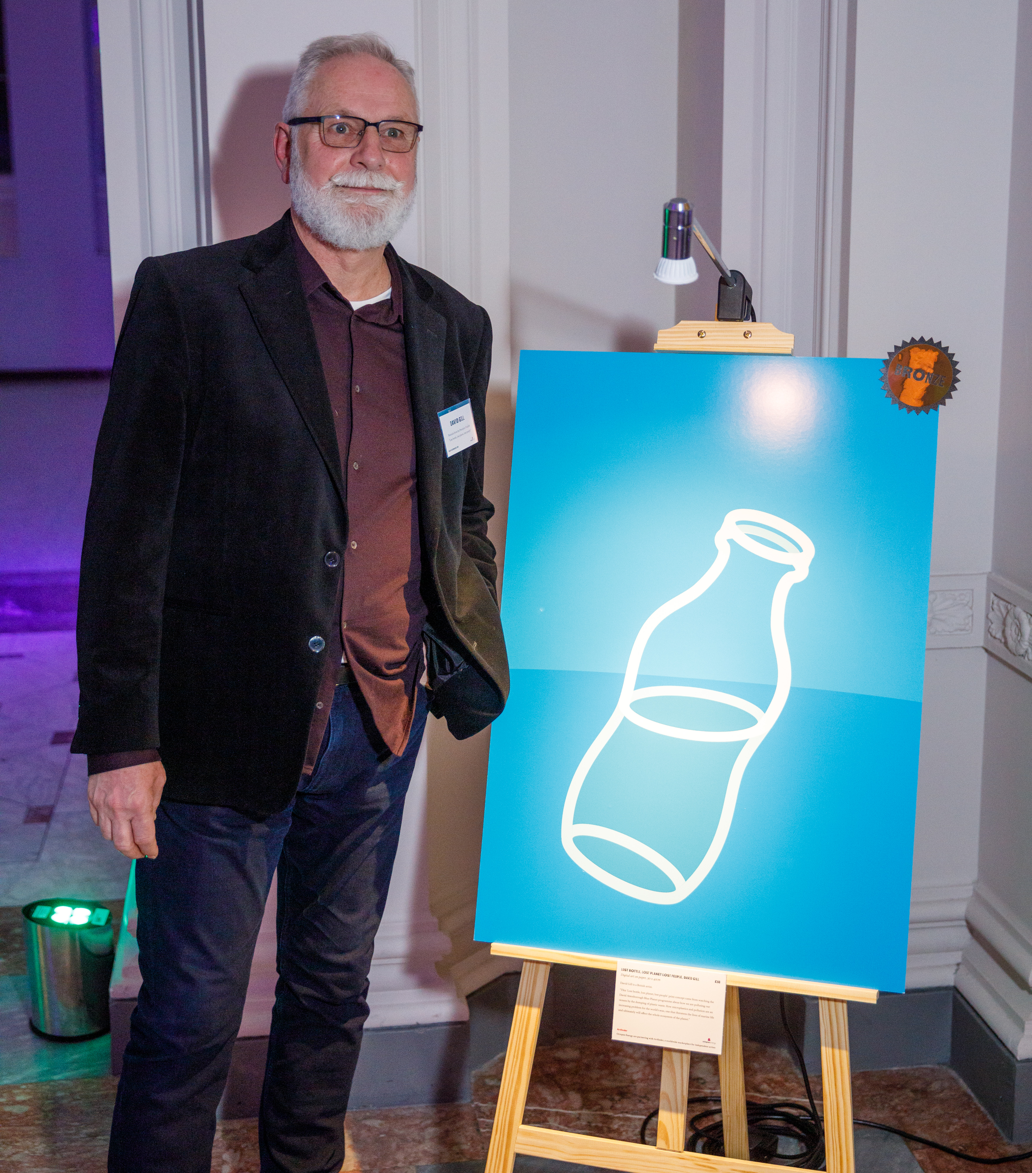 Lost bottle, lost planet, lost, people, a piece by David Gill