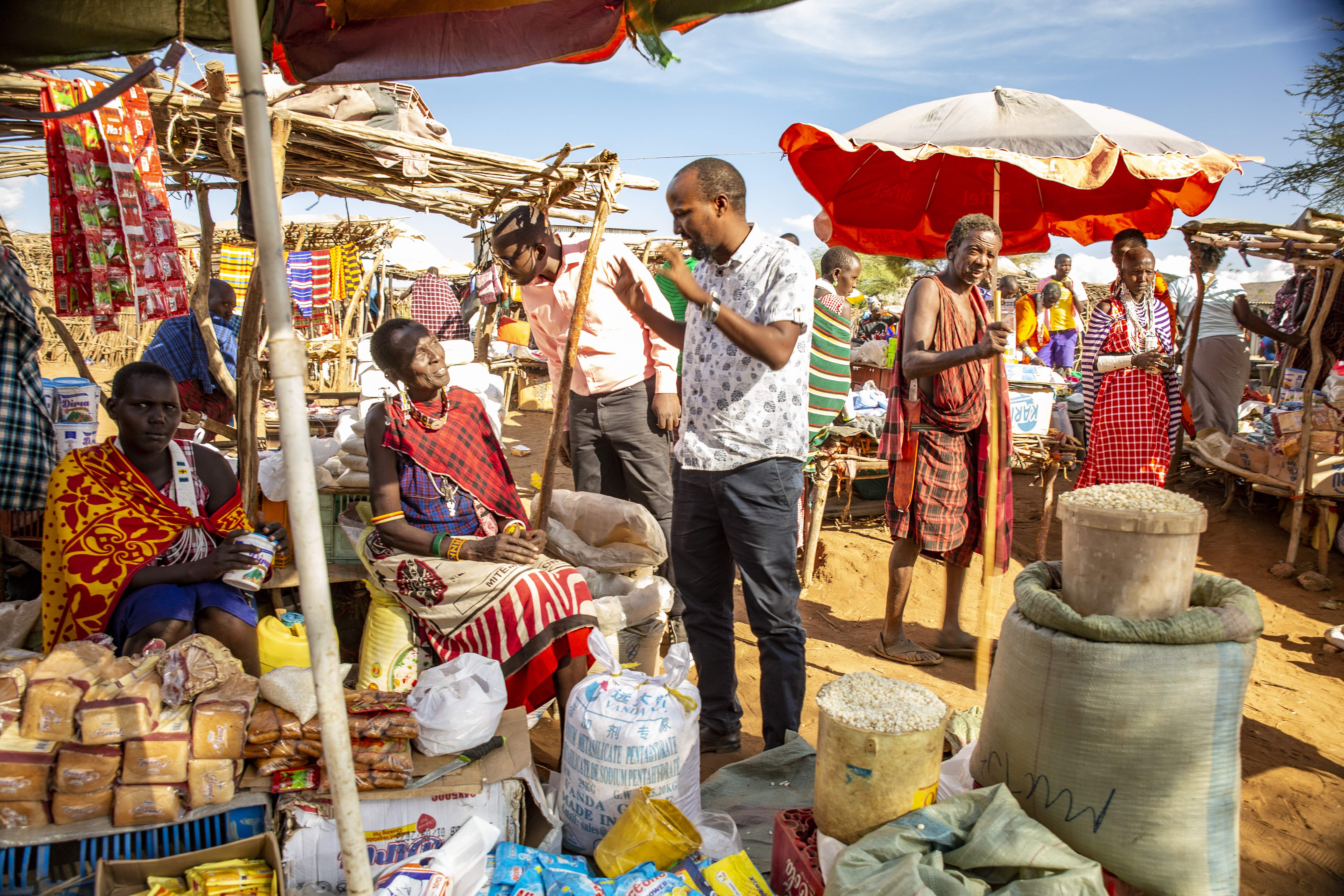 local market in Kajiado county