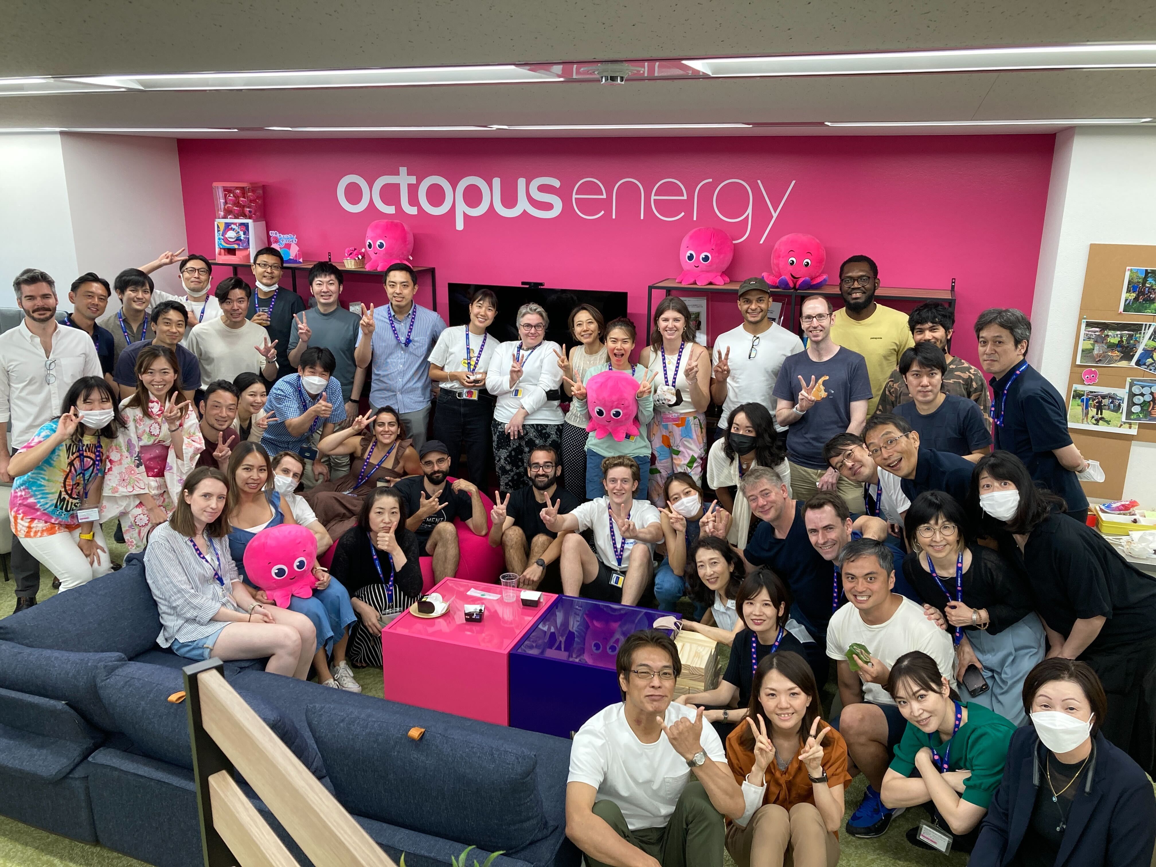 The team in the Japan office