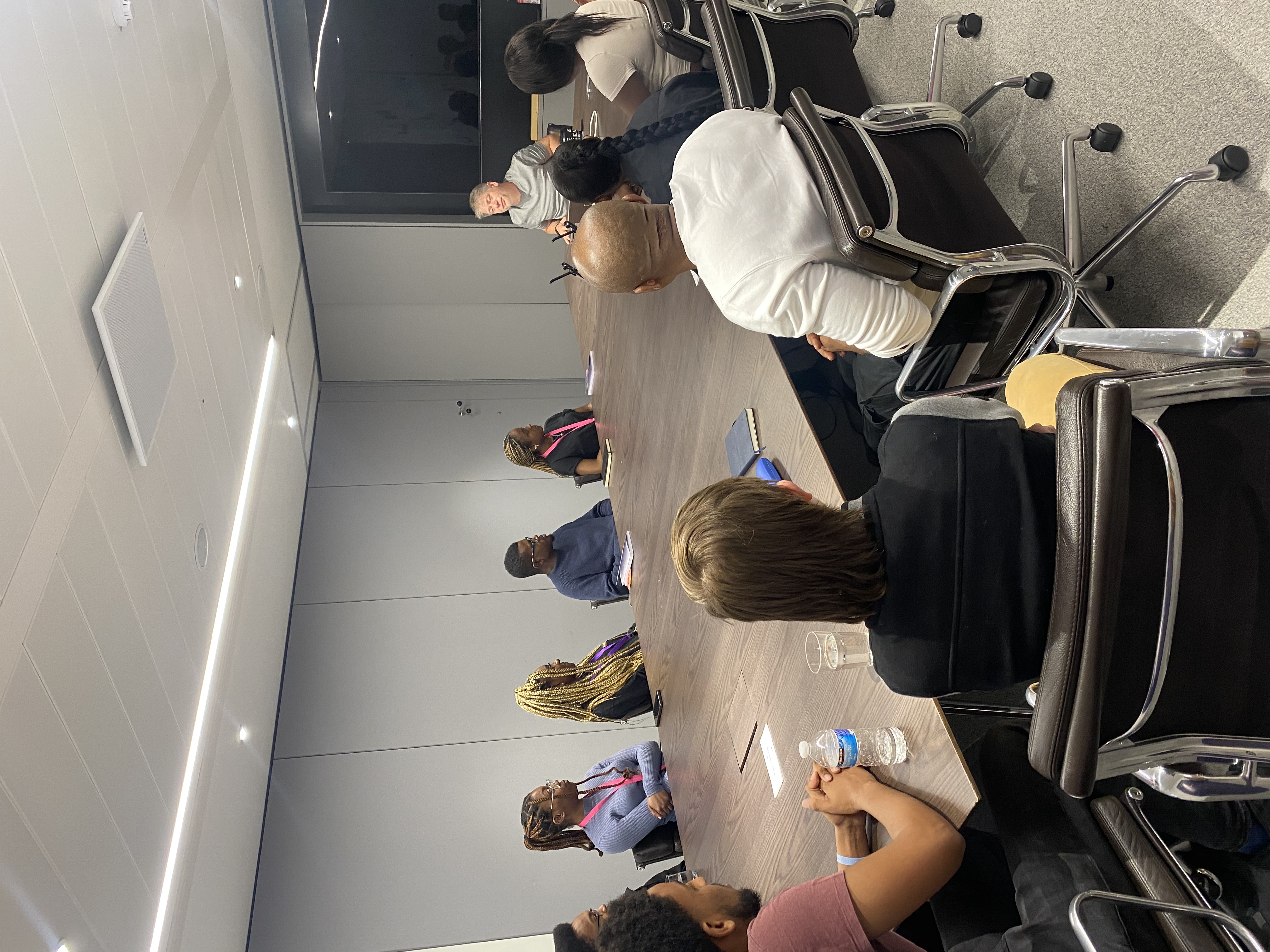 greg with the interns