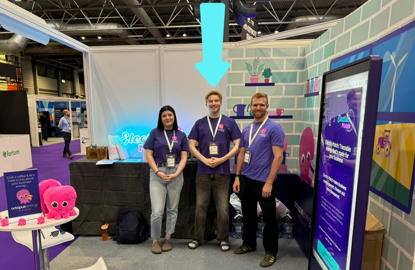 Adam and colleagues at an event