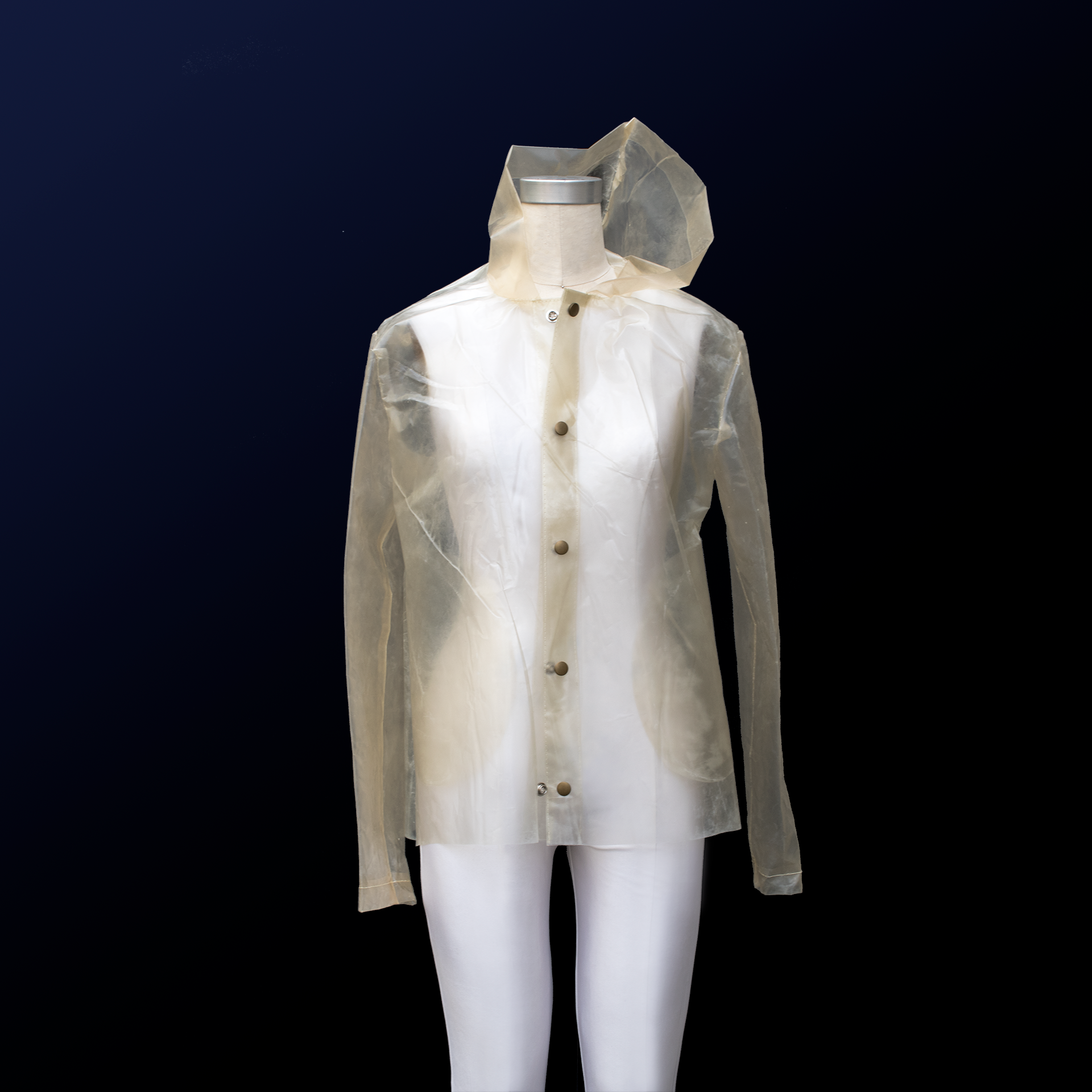 A Charlotte McCurdy algae raincoat