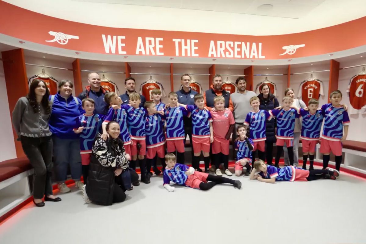 Bure Valley Lions U10s at the EMirates