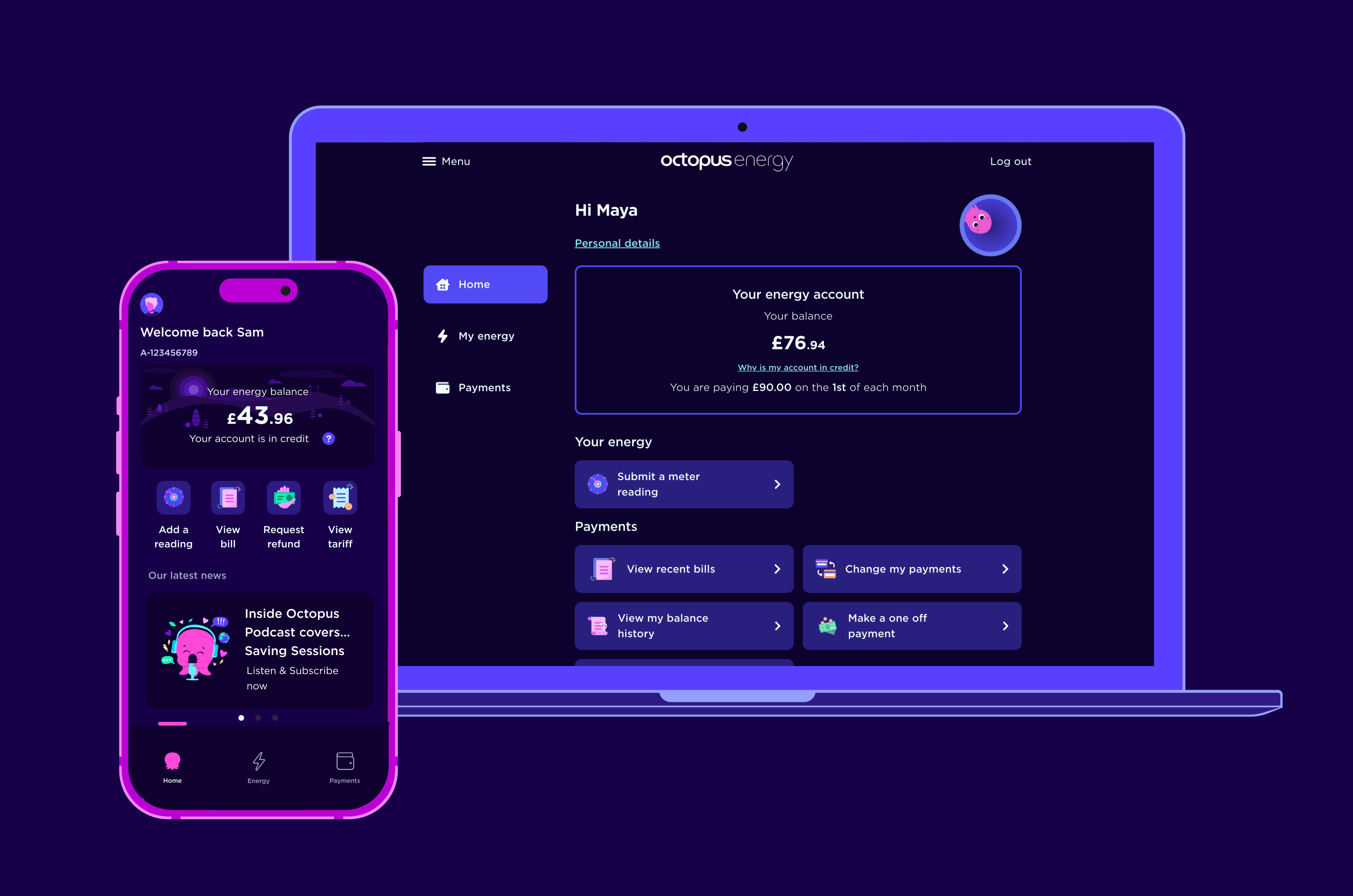 an image of some high tech octopus account screens