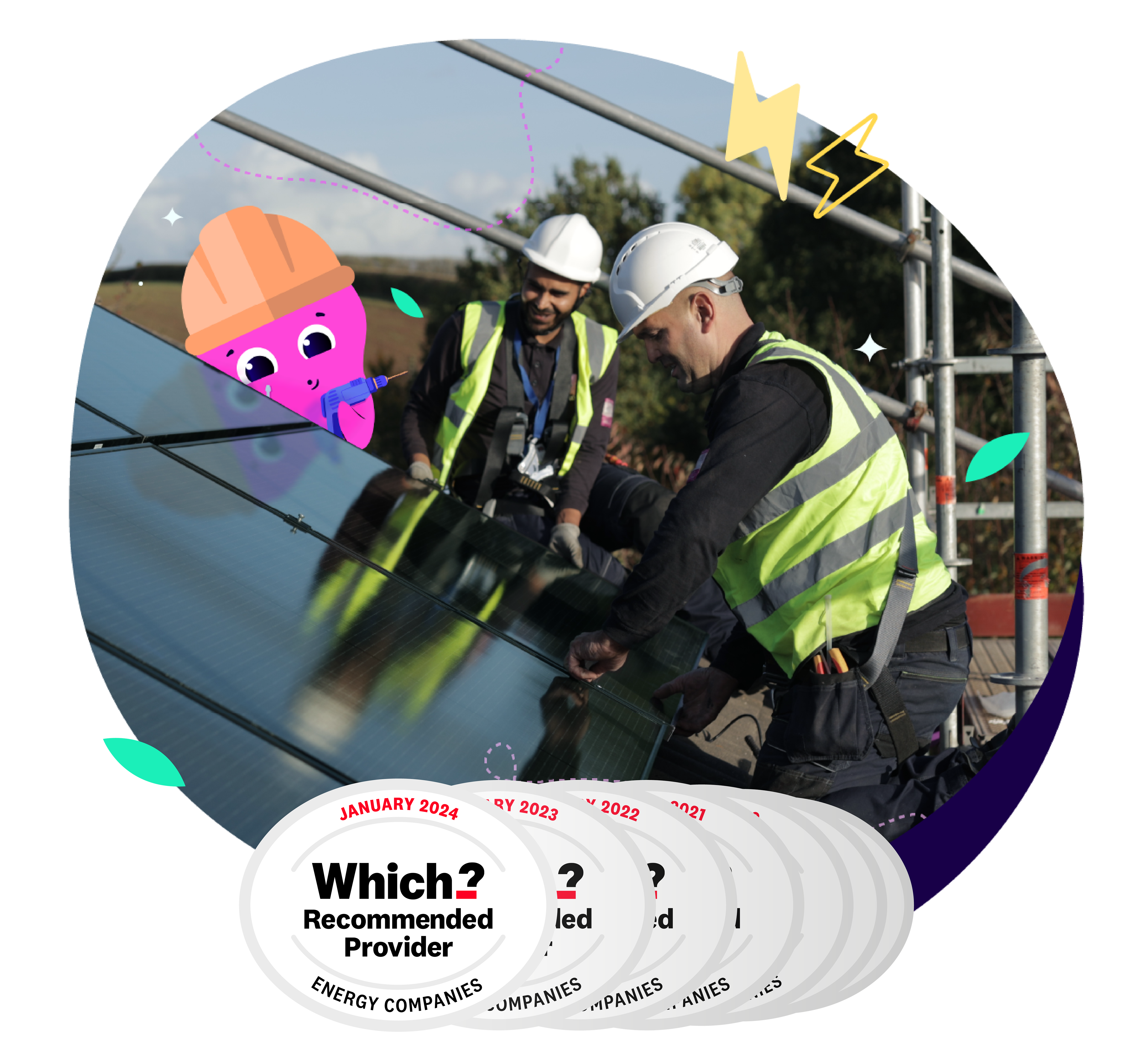 Constantine with builders+solar