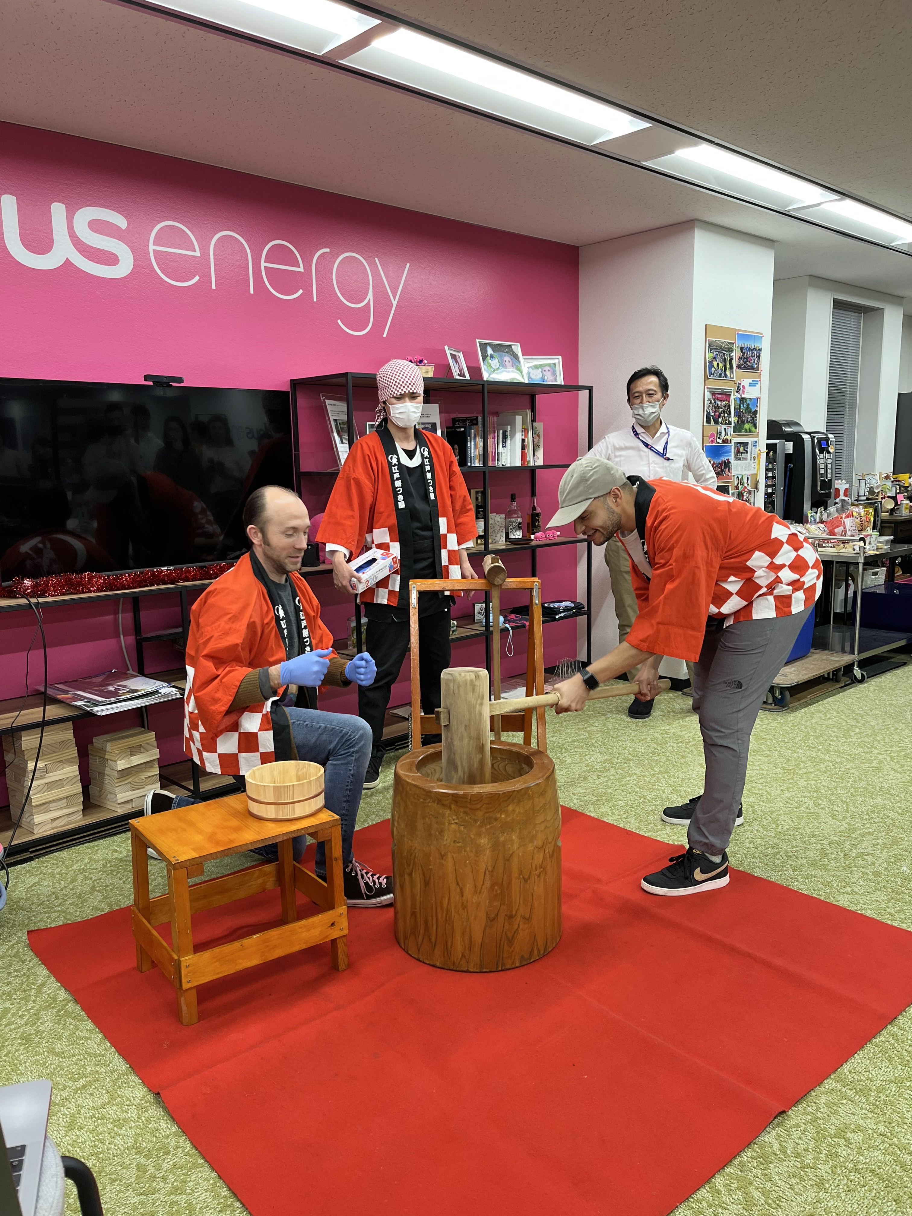 an event's day at the japanese office