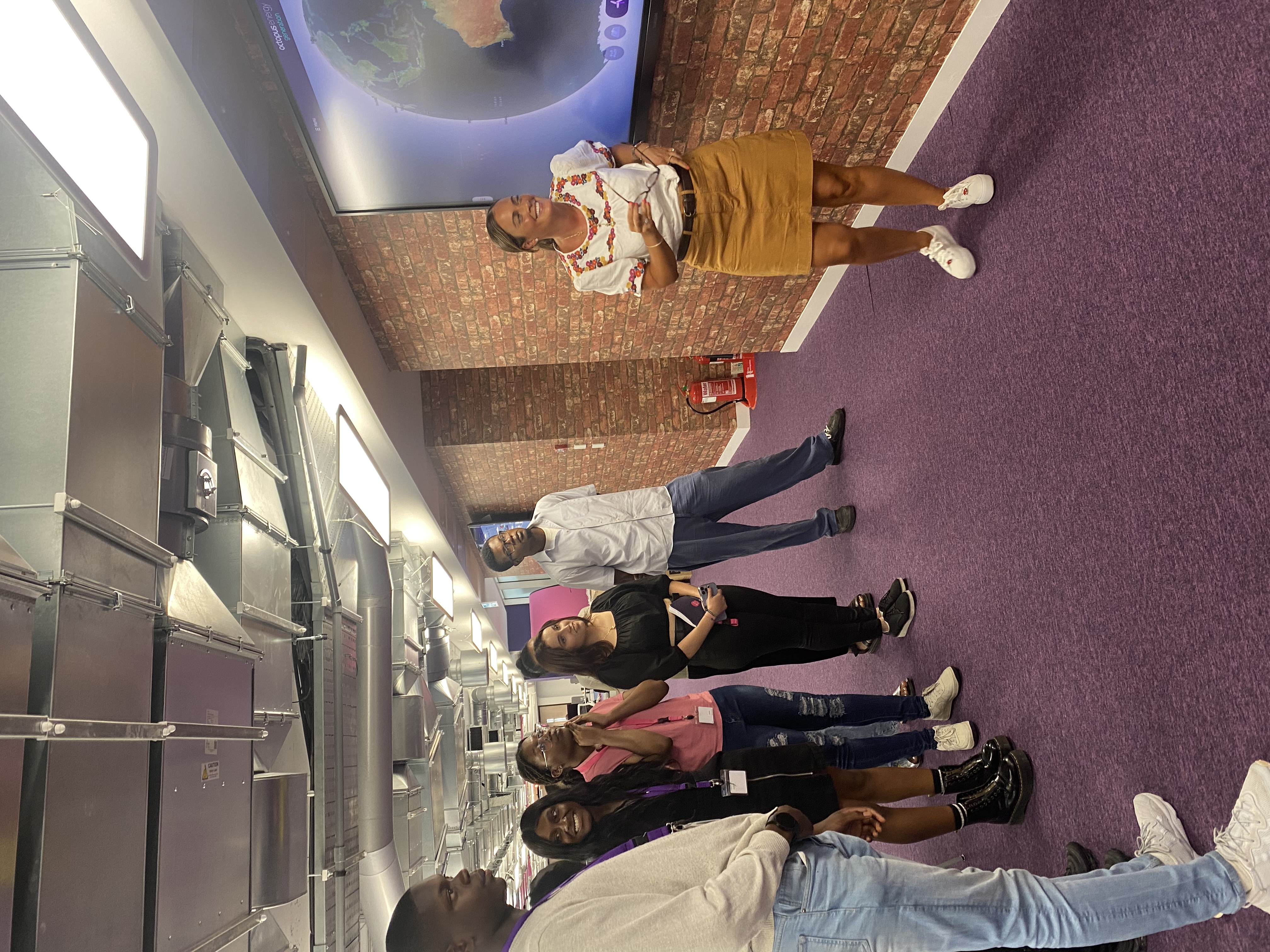 zoisa with the interns