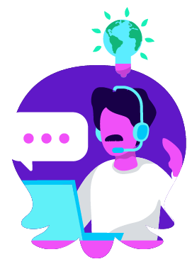 An illustration of an energy specialist