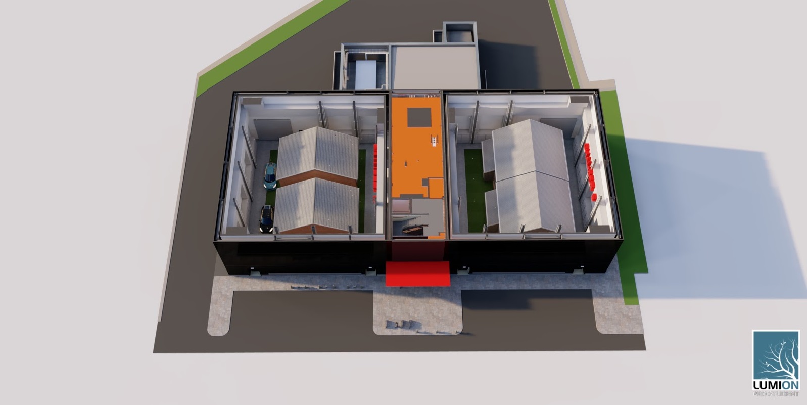 Energy House 2 as seen from above