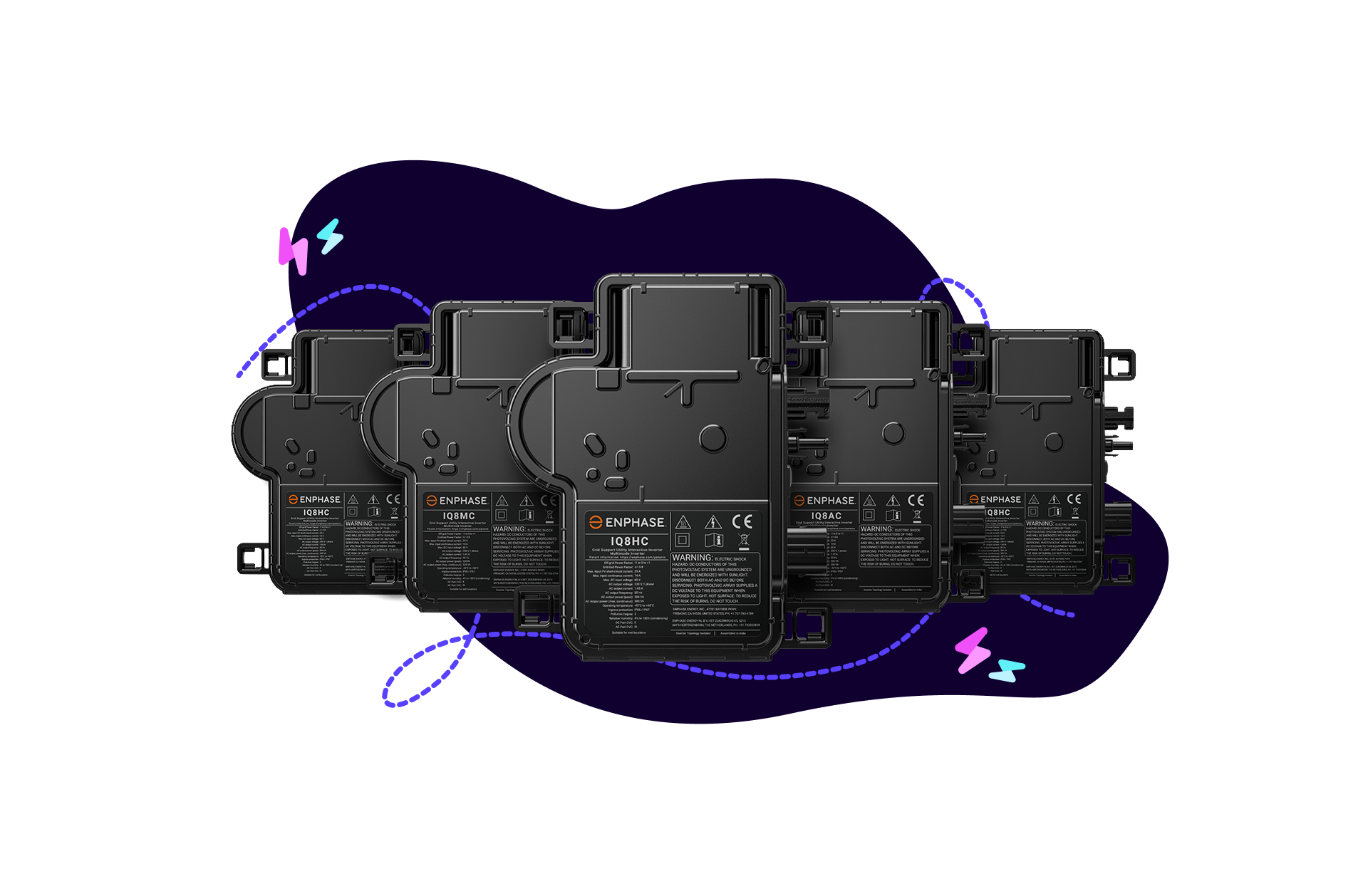 Image of the Enphase IQ8 Series Microinverter