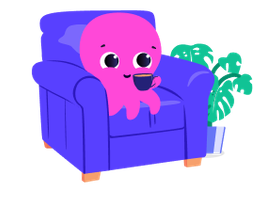 Octopus in an armchair