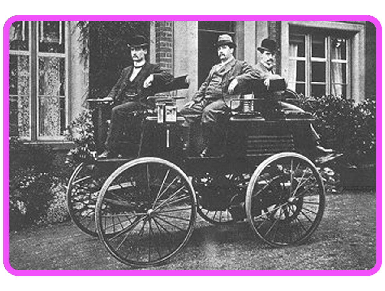 An electric car built in England in 1895 by Thomas Parker