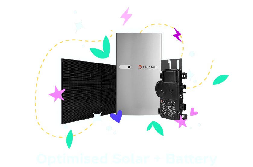 Solar panels and Enphase battery and microinverters