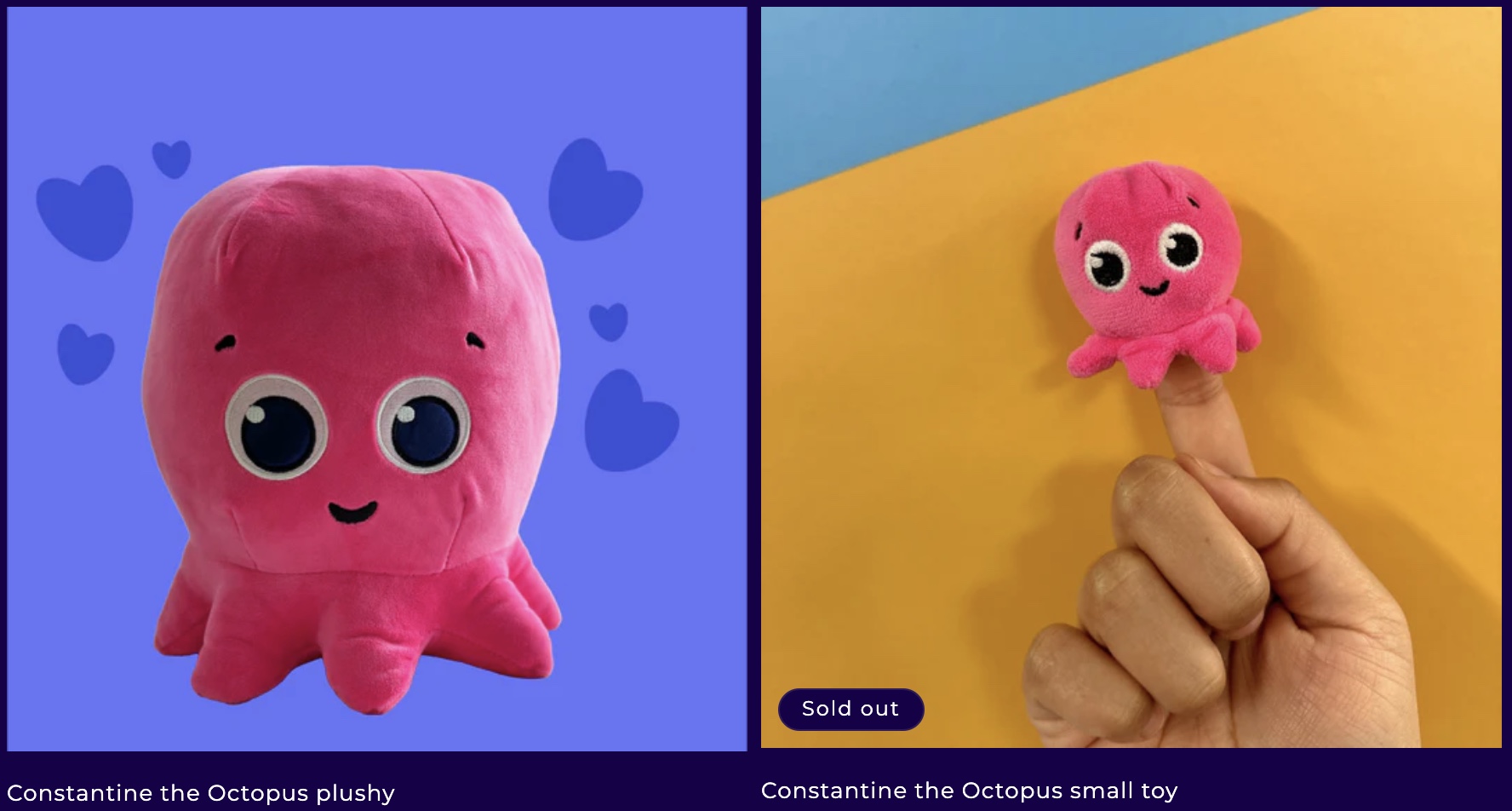 Screenshot from shoptopus