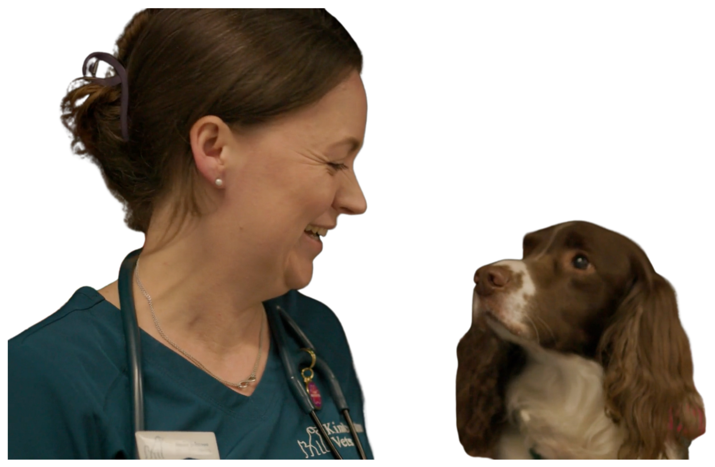 Becky and Arthur smiling