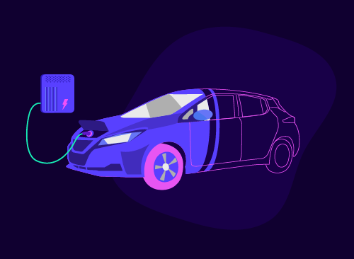 An image of an intelligent Octopus Car charging