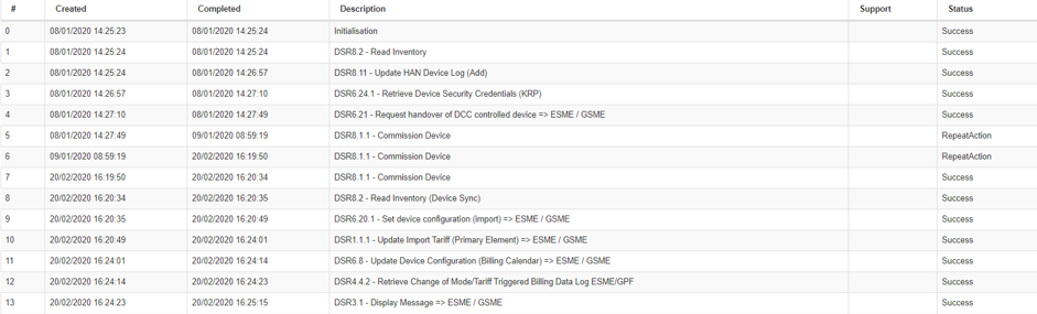 An image of the smarthub that shows a commissioning error