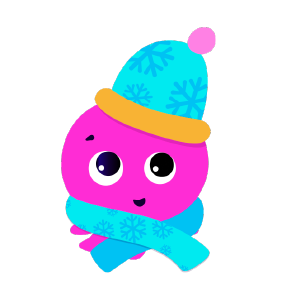 A picture of Constantine getting cosy with a warm layers, a hat and scarf