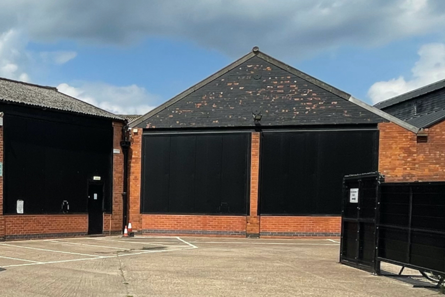 A photo of a mural location in Leicester