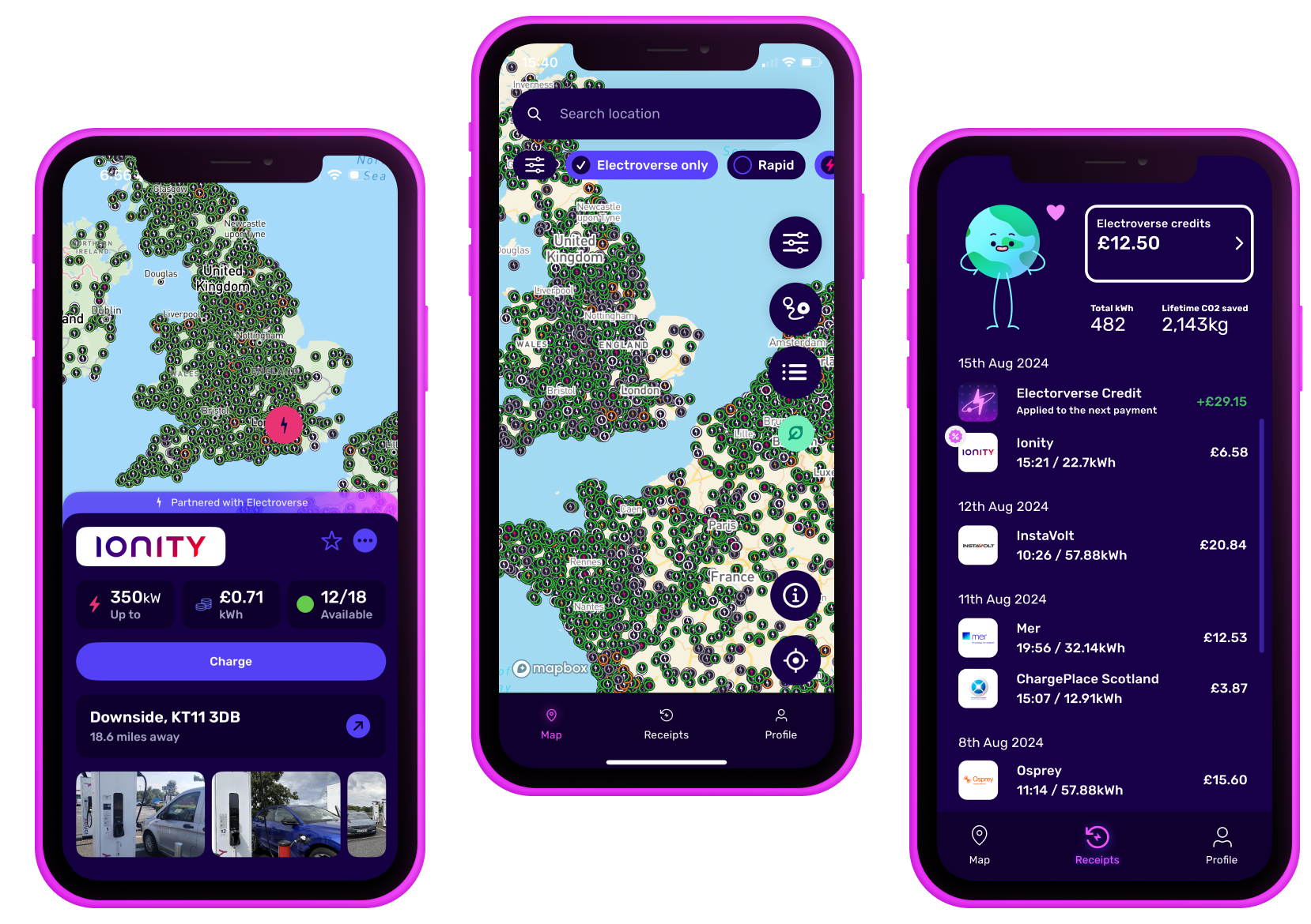 Electroverse app
