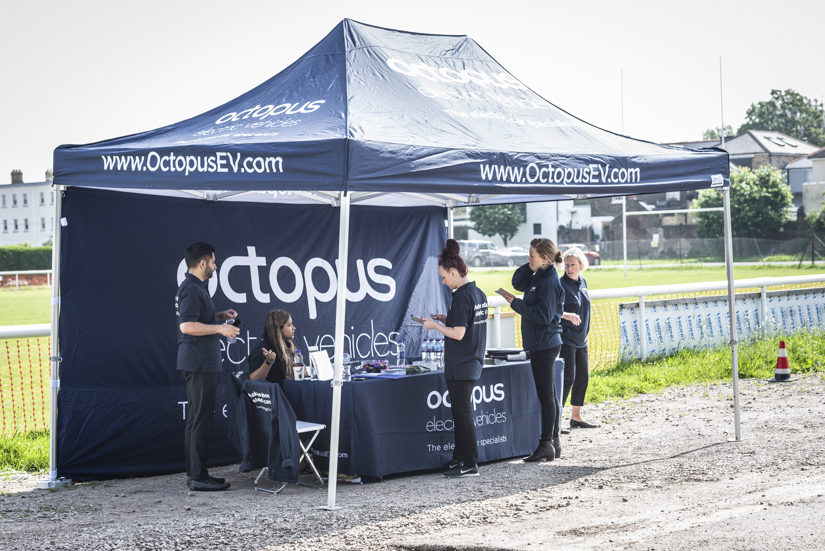 Original Octopus EV team members at one of their earliest events