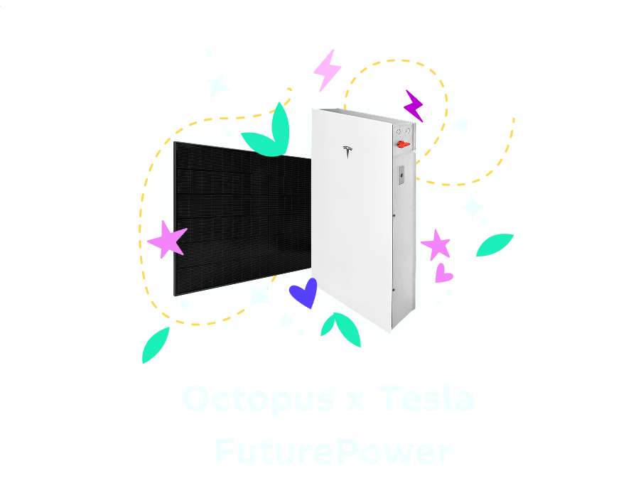 Solar panels and Tesla battery and built-in inverter