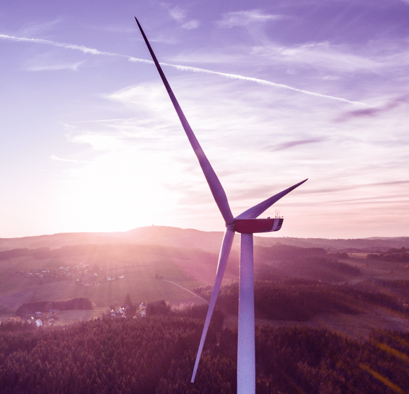 An image of Ripple Energy's wind turbine