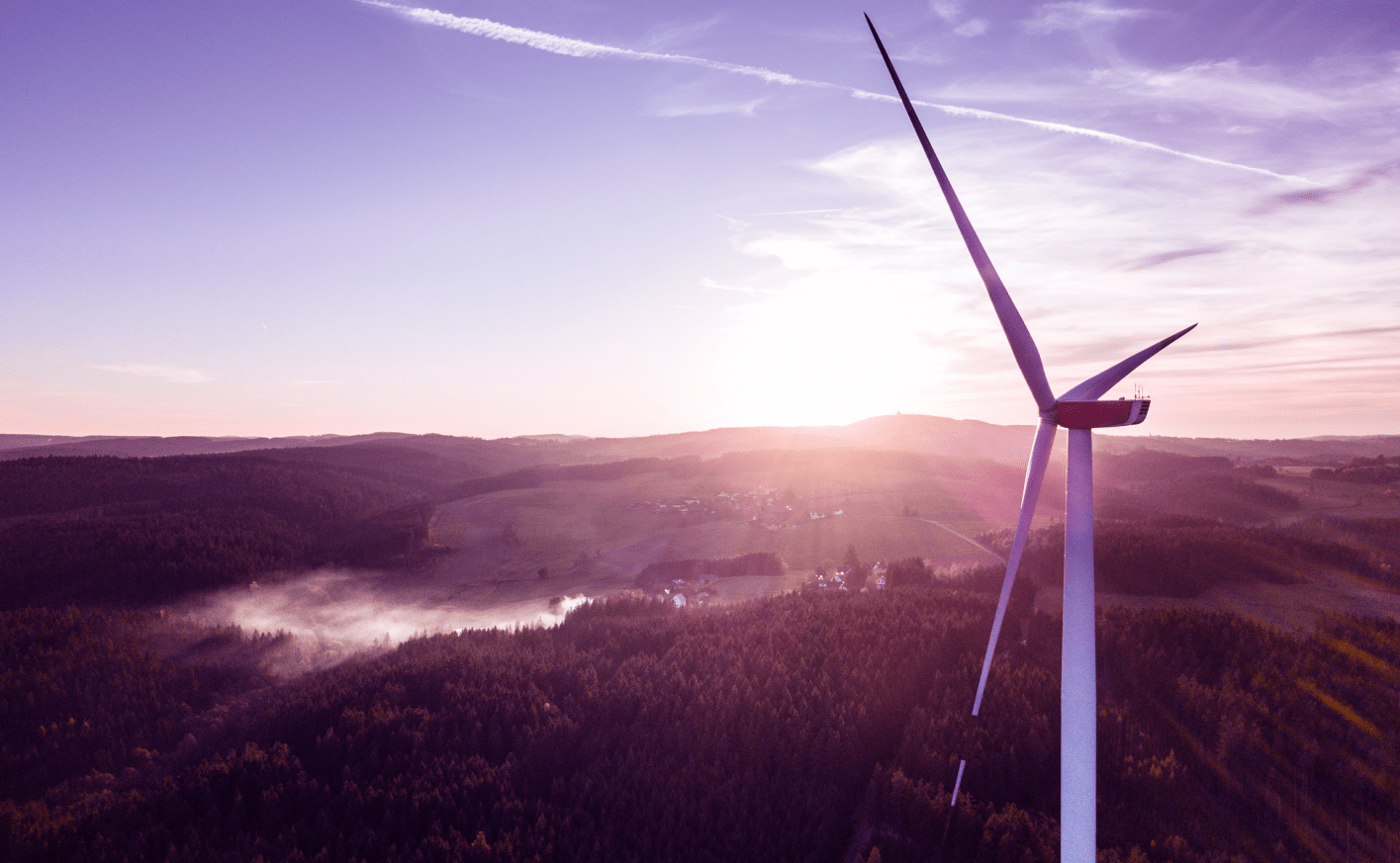 An image of the ripple nergy windfarm