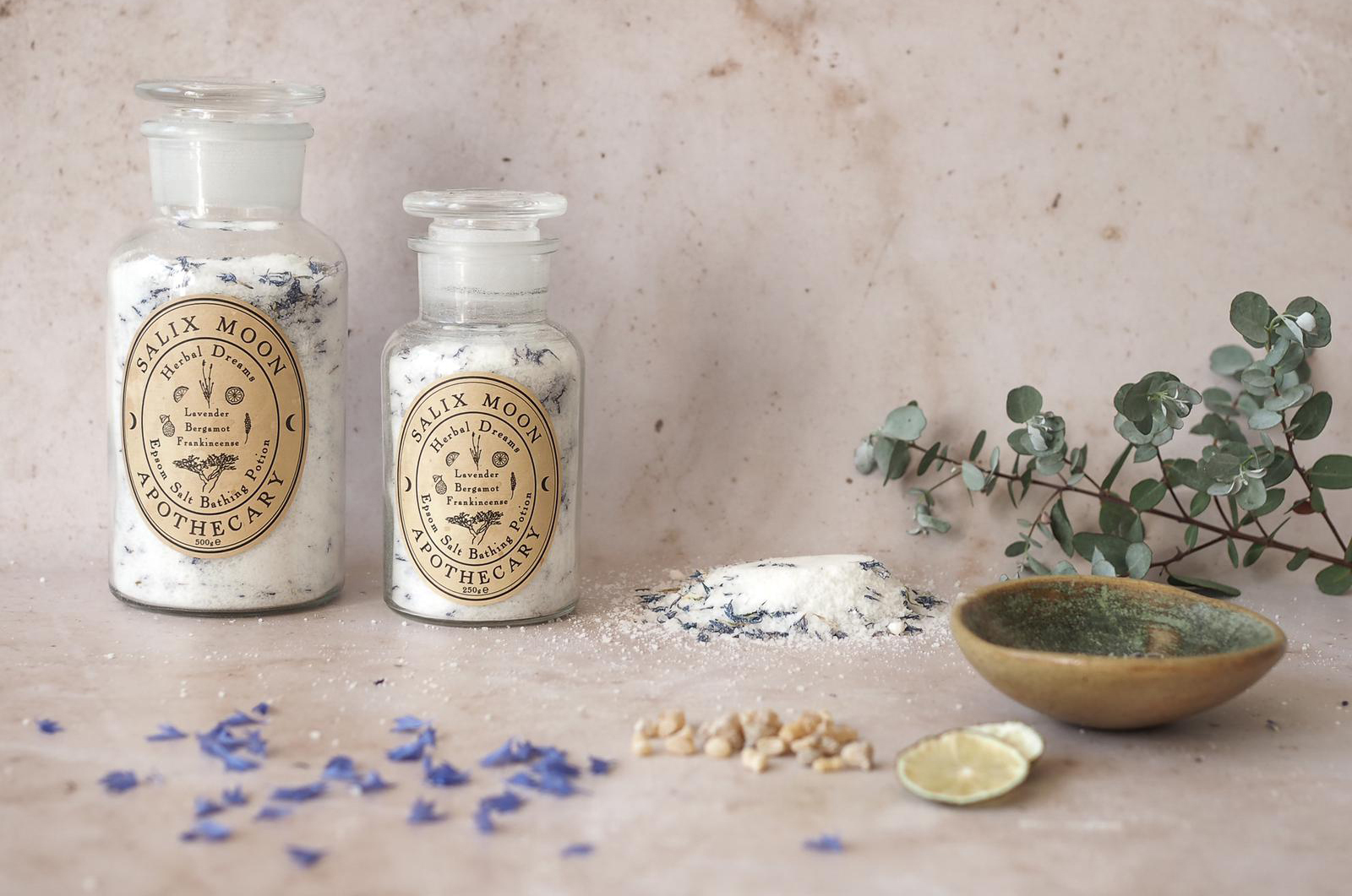 A Salix Moon bestseller, Herbal Dreams bath salts