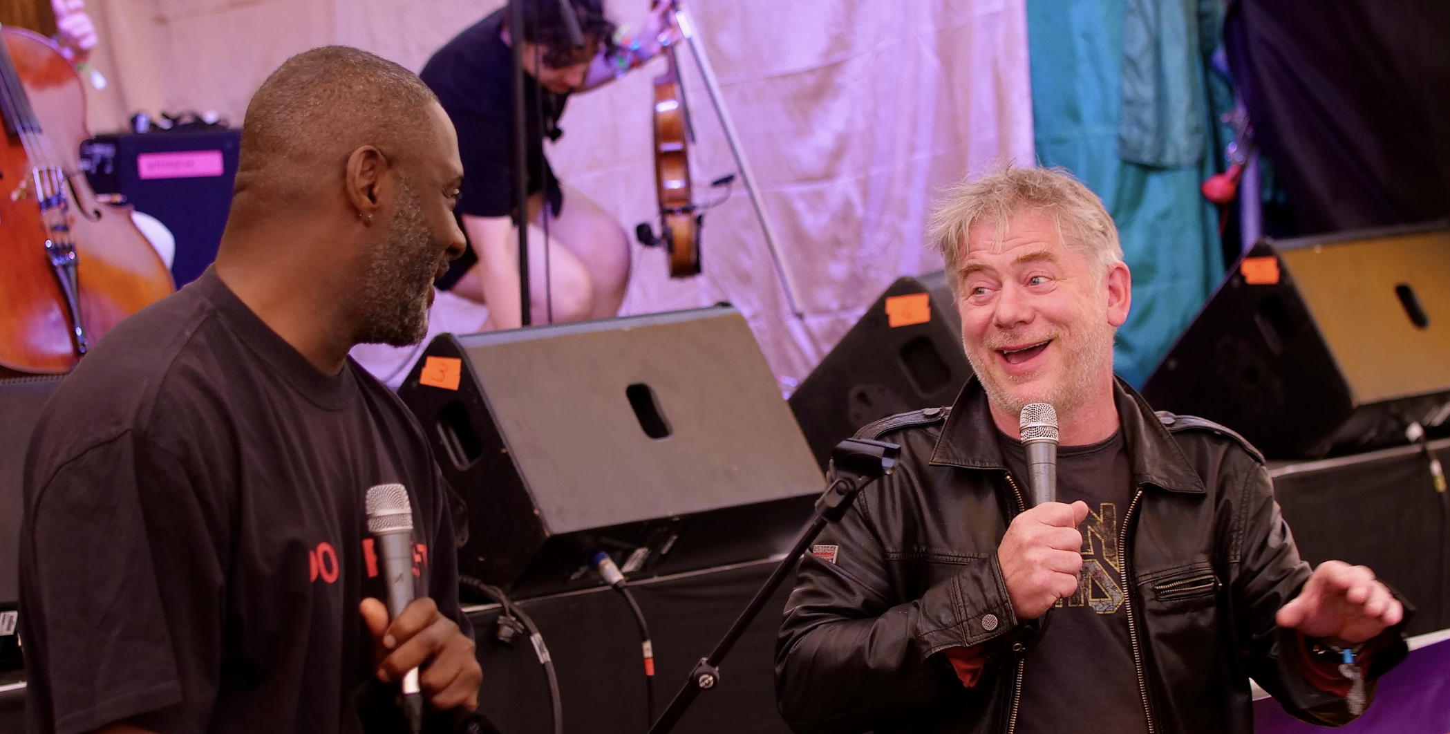 idris elba and Greg Jackson from Octopus Energy