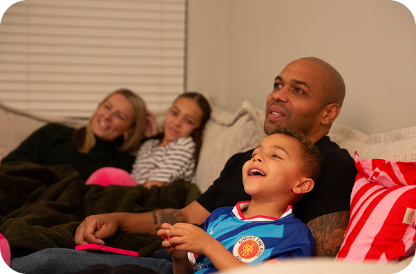 Illustration of homes in a row