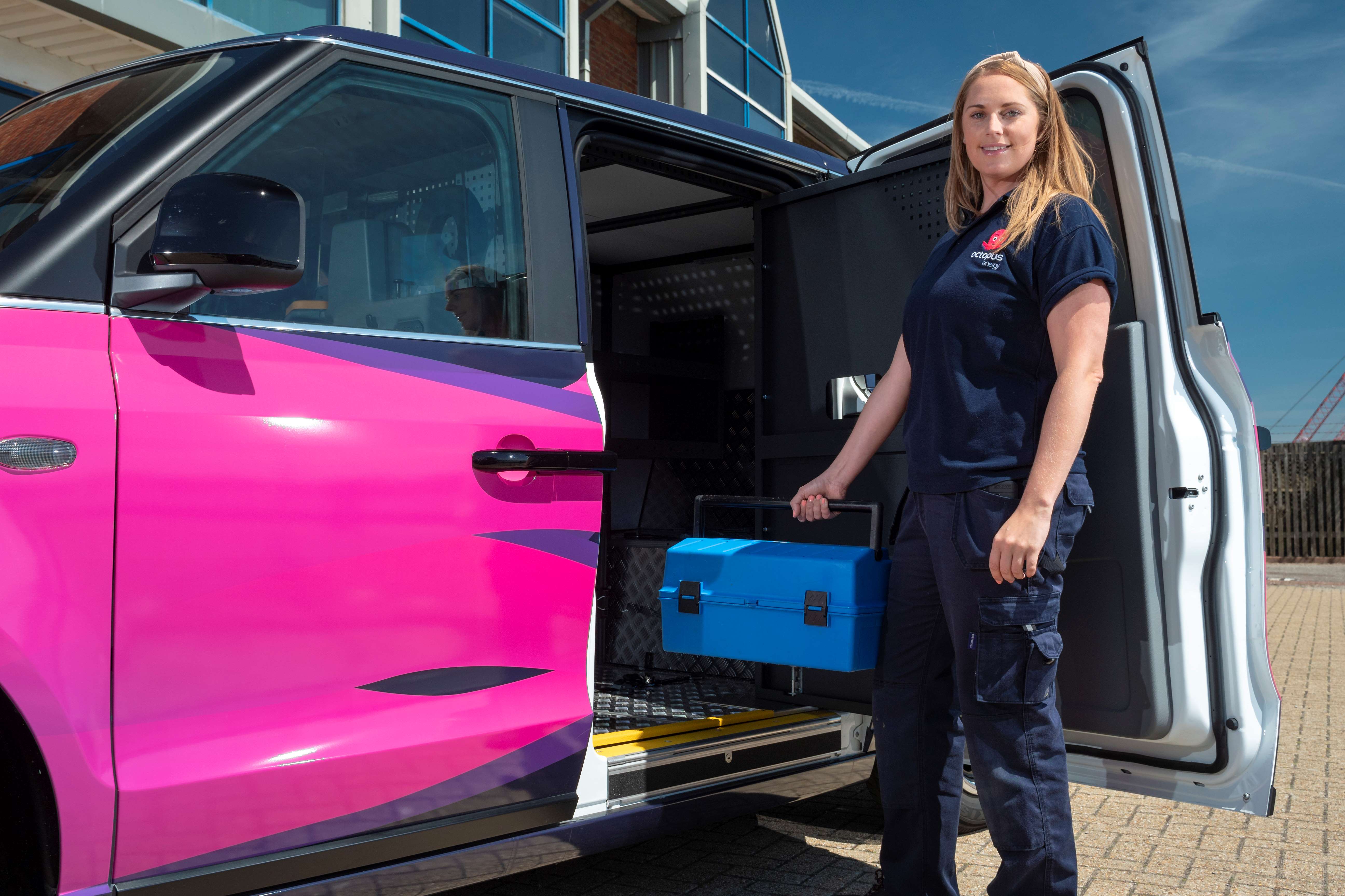 Zoe and a new octo electric van