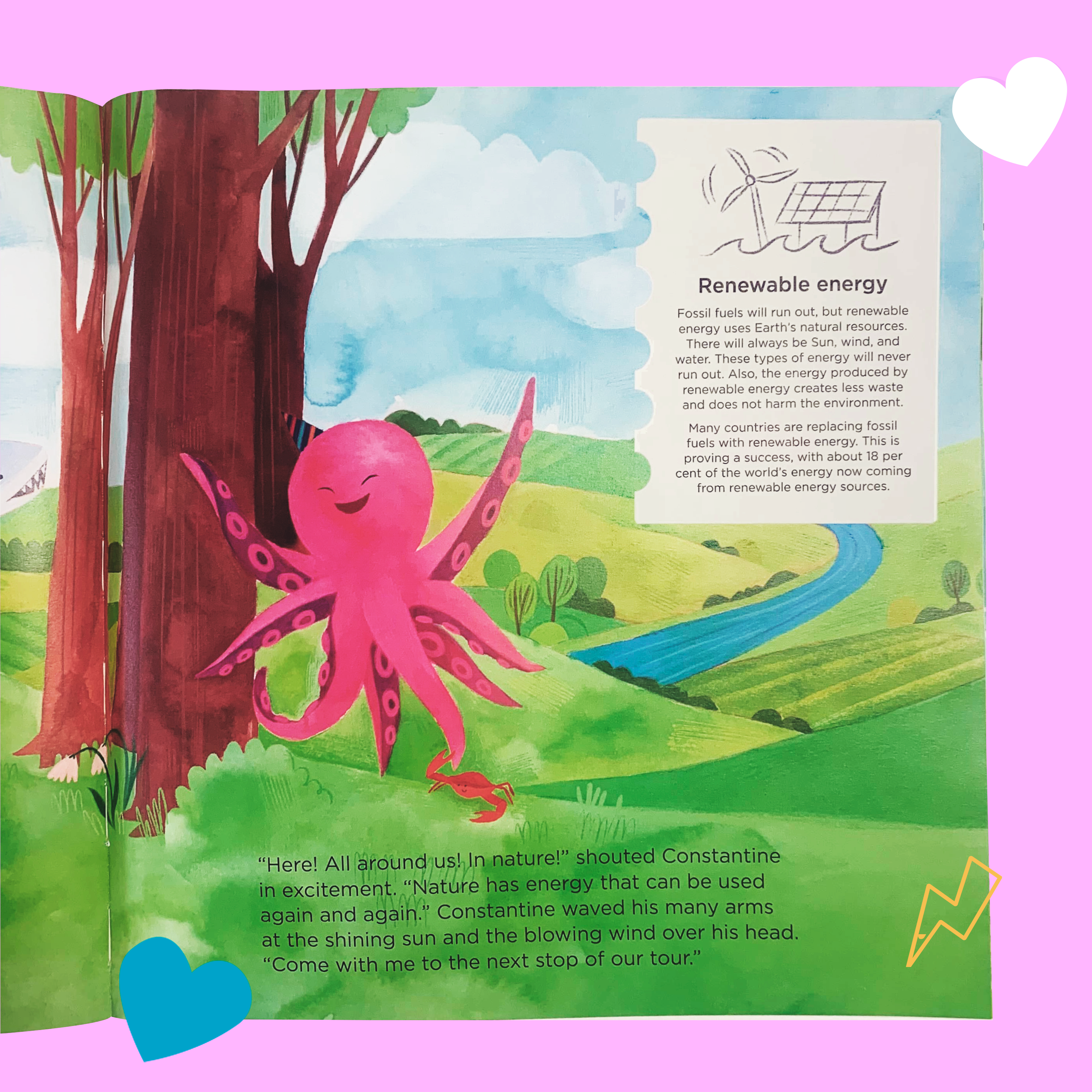 Page of Going Green with Constantine Book