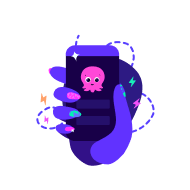 Octopus Energy mobile animation