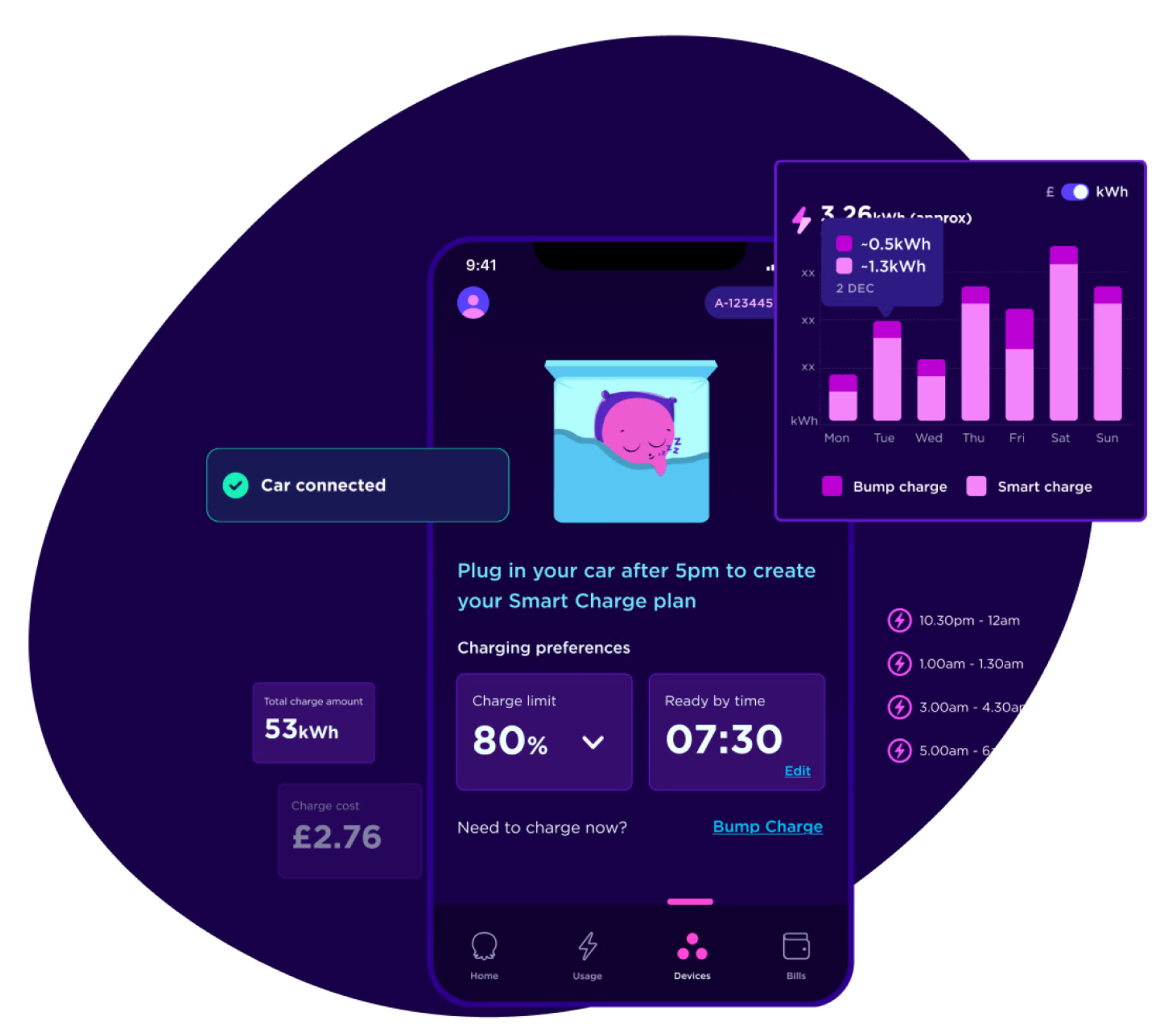 Photo of Octopus' smart EV tariff on an iPhone