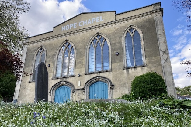 The front of Hope Chapel, an organisation that's saving money with Shape Shifters