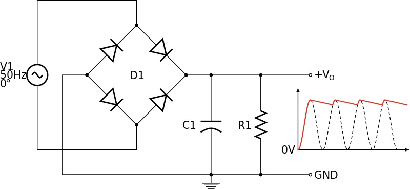 A simple rectifying circuit