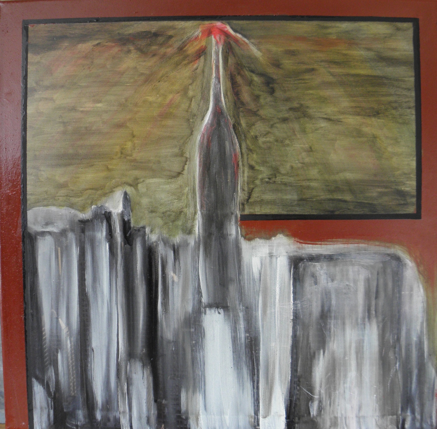 Geoff Francis' painting: New York Skyline