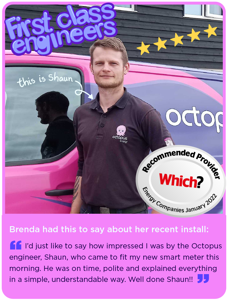 Shaun our excellent smart meter engineer