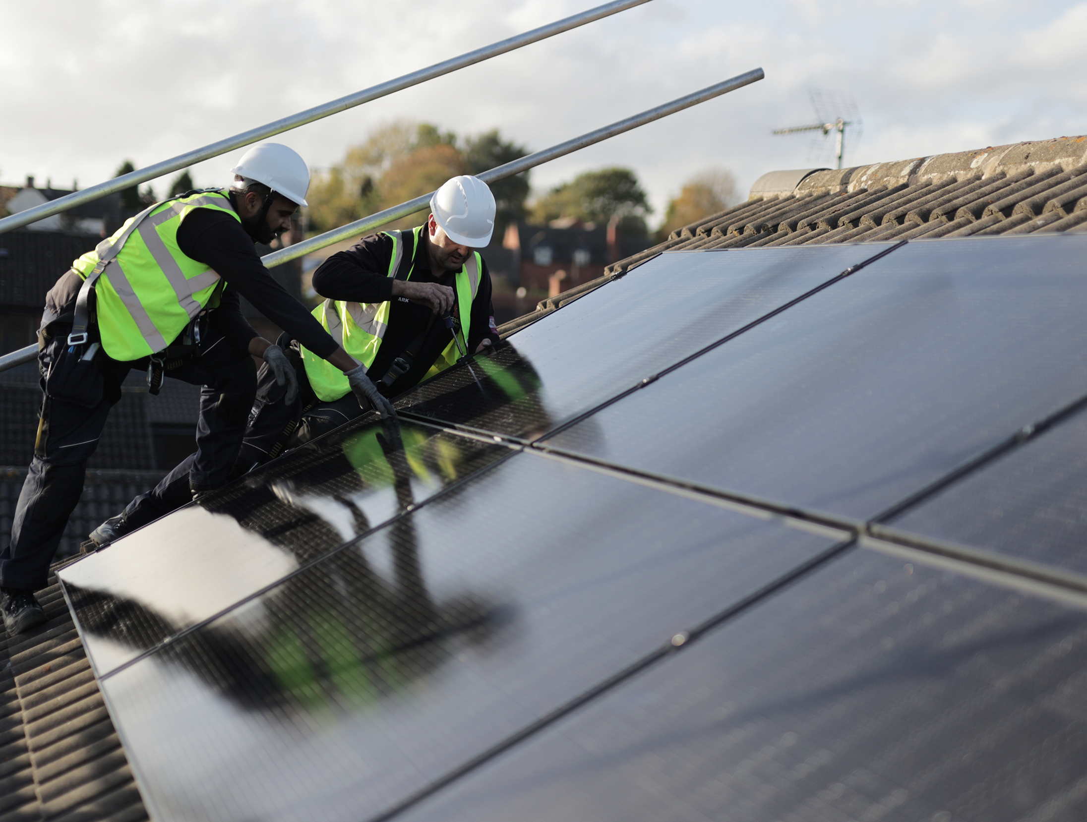 sleek solar panels