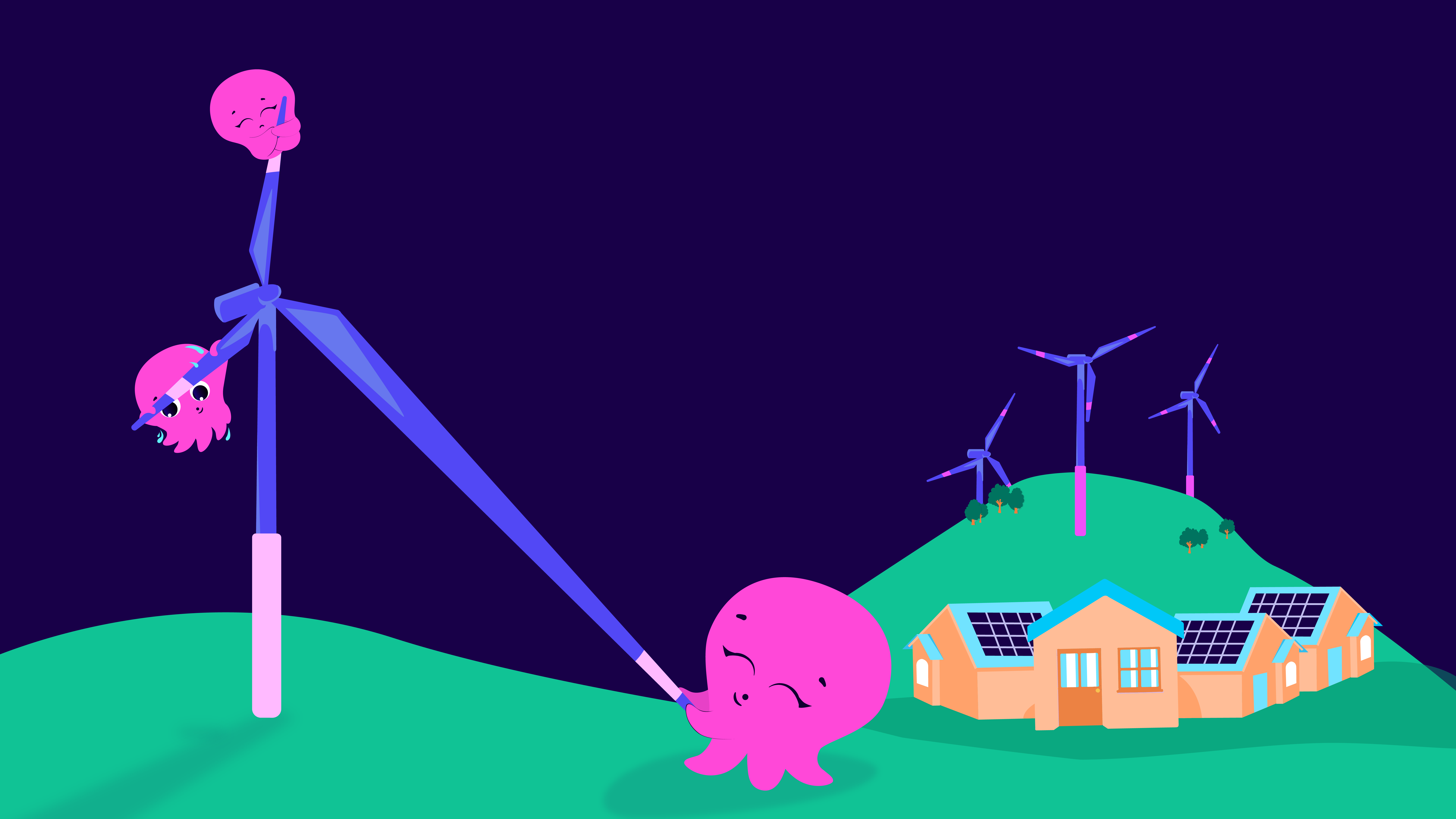 houses with turbine